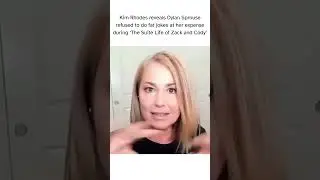Kim Rhodes reveals Dylan Sprouse refused to do fat jokes at her expense #suitelifeofzackandcody
