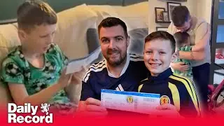 Scotland fan Aaron's 