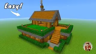 Minecraft: How to Build a Ultimate Oak Wooden House in Minecraft |Tutorial [Easy Build 🏡]