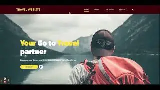 Travel Website HTML CSS Project