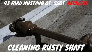 Cleaning Rusty Borgeson 79-93 Foxbody (MUSTANG) Steering Shaft by Folleh Shar Tamba