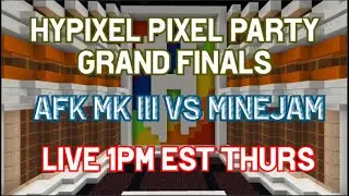 Hypixel Pixel Party Grand Finals: Minejam vs AFK Mk III: The Tie Breaker Match