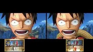 Cutscene Comparison - Luffy Meets Arlong (One Piece: Pirate Warriors 1 & 3)