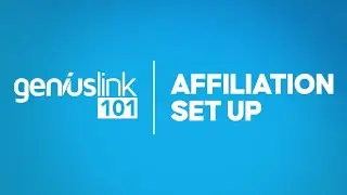 Affiliation Set Up