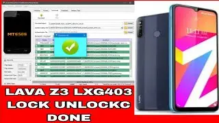 Lava Z3 (LZG403) Frp Remove sp flash tool|| All Lava Mtk Mobile Google Account Bypass 1 Click