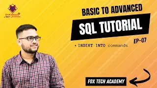 7. INSERT INTO commands in SQL | how to insert data into table? | insert query | SQL tutorials