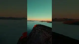Inverted clouds & midnight sun