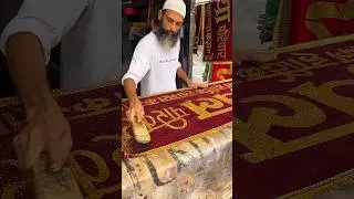 Being a Muslim, he makes the banner of Shri Ram 😱 #shorts #ytshorts #making #make #banner