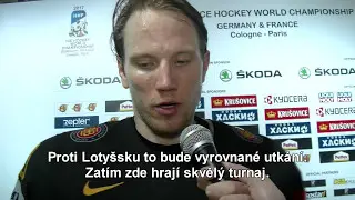 Christian Ehrhoff po z&aacute;pase It&aacute;lie - Německo 1:4