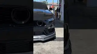 Mustang with Carbon fiber lip mach 1 bumper 🥵🥵 #shorts
