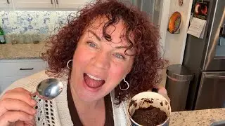 I timed it 5 minute from start to finish cake in a mug! VEGAN!