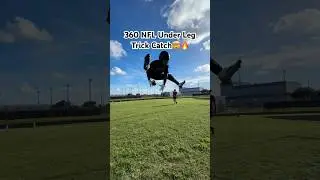 360 NFL Under Leg Trick Catch🤯🔥 #fyp #shorts #football
