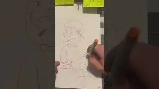 Only Sharpies Ep 6 #art #ink #drawing #drawn #artist #inkdoodle #livedrawing #cartoon #digitalink