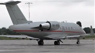 ✈ VistaJet Bombardier Challenger 605 Engine Start & Departure from London Southend Airport!