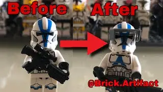 Lego visor phase 2 clones | Heavy trooper custom