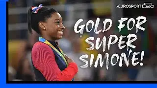 Simone Biles Makes History By Taking Home All-Around Gold At 2016 Rio Olympics! | Eurosport