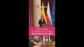 Kaja Godek w Radzie Warszawy: Zamknijcie Abotak!