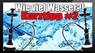 Shisha Kurztipp #2 - Wie viel Wasser?!
