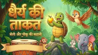 मोती कछुआ और चीकू चिड़िया की मज़ेदार कहानी | cartoon dhamaka |