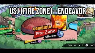My Hero Ultra Impact - USJ (Fire Zone) - Boss Endeavor