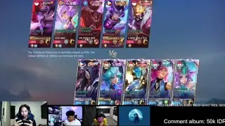 GRANGER KELRA VERSUS WANWAN SKYLAR 🔥 PT. SANZ, FERXIIC VS VAN, LUKE, XWIN, CERII 🎮 NABRAK PUSH RANK 