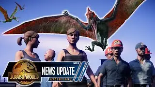 JWE2 NEWS: PTEROSAURS ATTACK, DOMINION GIGA, FEATHERS?? | Jurassic World Evolution 2 news
