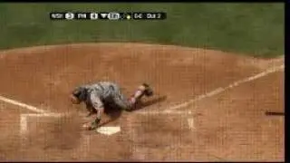 MLB Season 2008: So Taguchi RBI Triple vs Nationals (9/28/08)