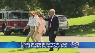 President Trump Reportedly Narrowing Down List Of Possible Supreme Court Picks