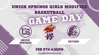 Union Springs vs Dryden Girls Modified Basketball