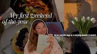 Erstes Wochenende im Jahr | 3 real life days als Fernstudentin in M&uuml;nchen | vlog melliescameraroll