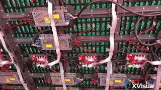 Outdoor LED Display Manufacturing: XFO Series P4-P10 Aging Test | IP65 Waterproof