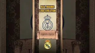 Evolution of Real Madrid Logo ⚪👑 (1902&ndash;Today)