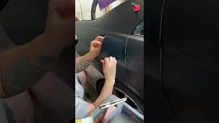 How to wrap a gas cap #oldies #mercedes #howto #gas #wrap #vinyl