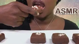 ASMR EATING CHEESECAKE BITES | NO TALKING JUST EATING | DOLLBABY-ASMR