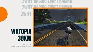 Ma 1ère course Zwift : Je suis premier mais je déraille...