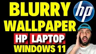 How to Fix Blurry Wallpaper on HP Laptop Windows 11