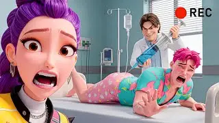 😱🐱 VLOG: UNEXPECTED BITE DISASTER! Abby Gets Bitten by Derpy the Cat & Faces a SHOCKING Injection 💉😂