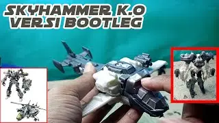 Habis Treadshot terbitlah Skyhammer Transformers bootleg.Robot heli #skyhammer #transformersbootleg