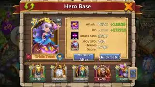 Trixie treat ( full ) nivel Hard / castle clash \