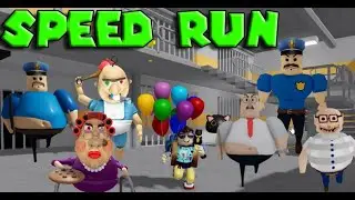 Speed Runs Scary Obby Games, Math Teacher, Evil Grandma, Barry, School breakout, Borry
