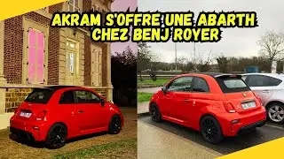 Akramjunior et sa nouvelle Abarth 595 chez benjroyer