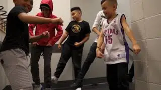 Toronto Raptors Lil Ballas dance team - Drake Night