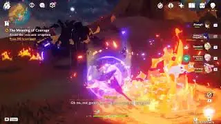 Destroy the Avatars of Lava Genshin Impact