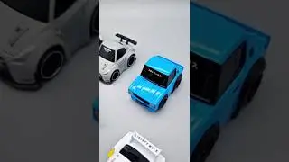 The first six Qube Carz / Mini GT Diecast Cars Liberty Walk Style #qubecarz #minigt #libertywalk