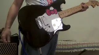Fishbone Hello Kitty Electric Guitar Sound Check & Demo