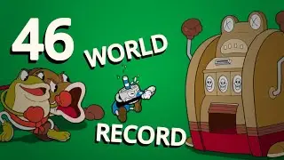 [Tied WR] [0:46] Cuphead - Ribby and Croaks (Expert Any%) 