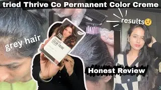 ThriveCo Permanent Hair Color Creme Honest Review | Before & After results
