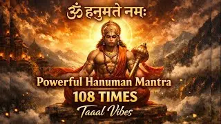 ॐ हनुमते नमः | ॐ श्री हनुमते रामदूताय नमः | Powerful Hanuman Mantra 108 Times | Taaal Vibes
