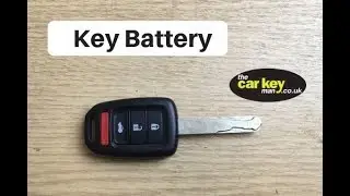 Как заменить батарейку в ключе Honda Civic Accord