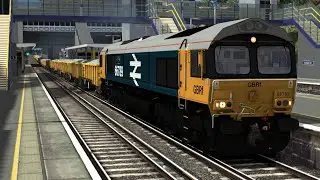 Train Simulator 2021 66789 passes Denmark Hill with 6Y48